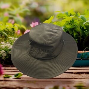 Khaki Wide Brim Safari Hat